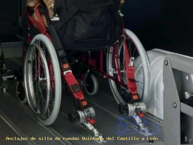 Anclajes de silla de ruedas Quintana del Castillo a León